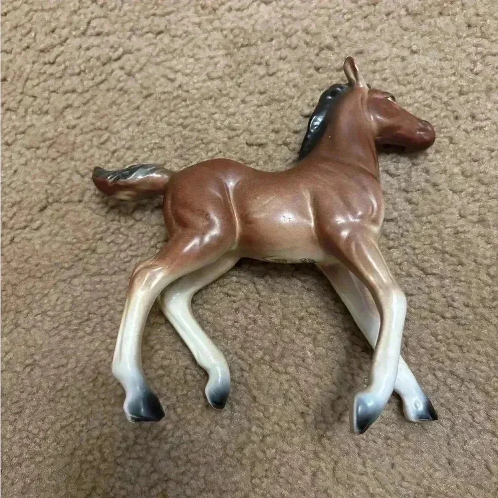 Vintage Horse porcelain figurine foal, made by Kreiss & Company made in Japan - Picture 5 of 11